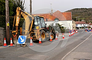 Village road works