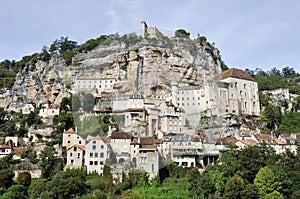 The village of Rocamadour (France) photo