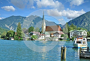 Village of Rottach-Egern,Lake Tegernsee,Germany