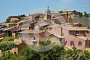 Village of Roussillon, a commune in the Vaucluse department photo