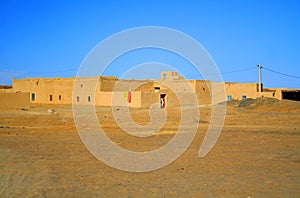 Village in Sahara Desert