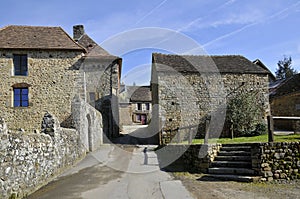 Village of Saint-Ceneri-le-Gerei in France