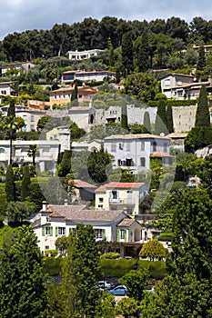 Village Saint-Paul-de-Vence , Provence, South France. Vertical i