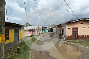 The village of Sambo Creek in Honduras