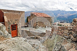 Village of Sant Antonino, Corsica photo