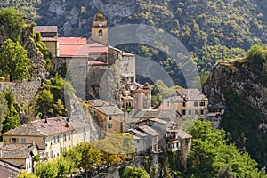 The Village of Saorge, Alpes-Maritimes, Provence photo