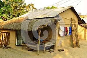 The village of Sauraha on the border of Nepal and India