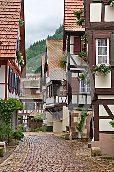 The village of Schiltach in Germany