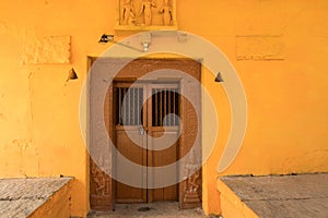 Village side indian temple for worshipping