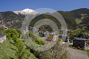 The village of Sispony in Andorra photo