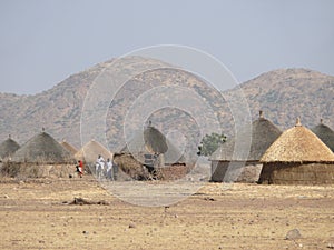 Village in the south of Sudan. photo