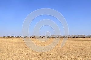 Village on the south-western Sudan.