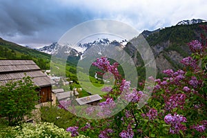 Village of St. Veran in France photo