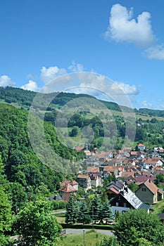 Steinbach in thuringian Forest,Thuringia,Germany