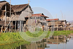 Village of stilt houses