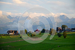 The village in the Tatra Mountains