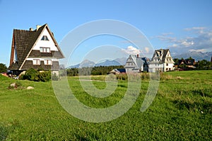 The village in the Tatra Mountains