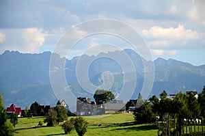 The village in the Tatra Mountains