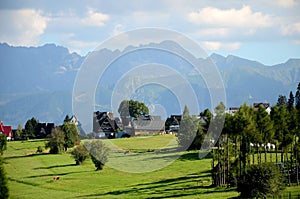 The village in the Tatra Mountains