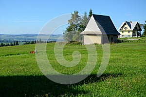 The village in the Tatra Mountains