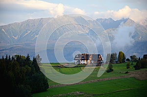 The village in the Tatra Mountains