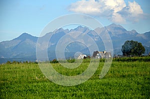 The village in the Tatra Mountains