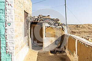 Village in the THAR DESERT, located close to Jaisalmer, the Golden City in India