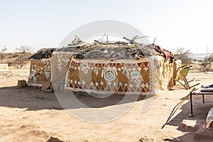 Village in the THAR DESERT, located close to Jaisalmer, the Golden City in India