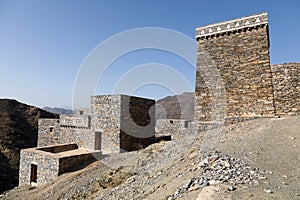 The village of Thee Ain in Al-Baha, Saudi Arabia is a unique heritage site that includes old archaeological buildings photo