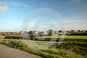 ThyborÃÂ¸n seen from the dike.