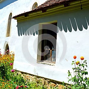 Typický venkovský a rolník domy v,, rumunsko 