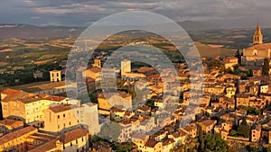 The village of Todi in Umbria, Italy