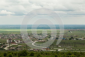 Village Tolstoy-Yurt in the summer