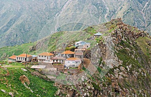 Village Tsdo In Truso Gorge, Kazbegi District, Mtskheta-Mtianeti