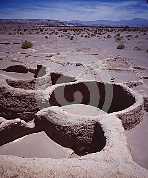 Village of Tulor is one of the oldest sedentary archaeological sites in northern Chile,