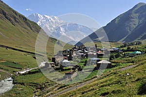 Village Usghuli in Svaneti, Georgia