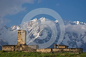 Village of Ushguli in Georgia