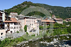 The village of Varallo Sesia