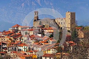 Village of Vernet Les Bains in Pyrenees, Languedoc-Roussillon photo