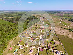 Village view from above