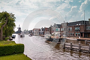 Village view of Woudsend famous for watersports