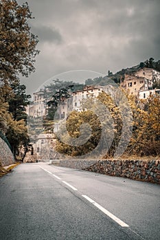 Village of Ville di Paraso in Corsica photo