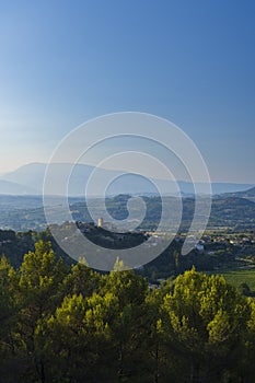 Village Vinsobres in Drome Department, Provence, France