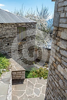 The village of Vradeto in Zagori area, Northern Greece