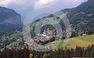 Village of Wengen, Switzerland