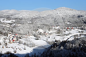 Village in Winter