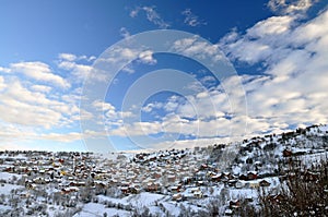 Village in Winter photo