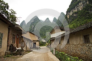 The village of xingping guangxi province