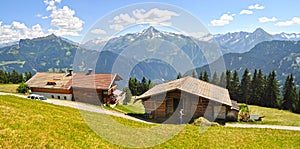 Village in the Ziller valley. Tyrol, Austria