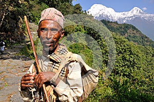 Villager in The Himalayas